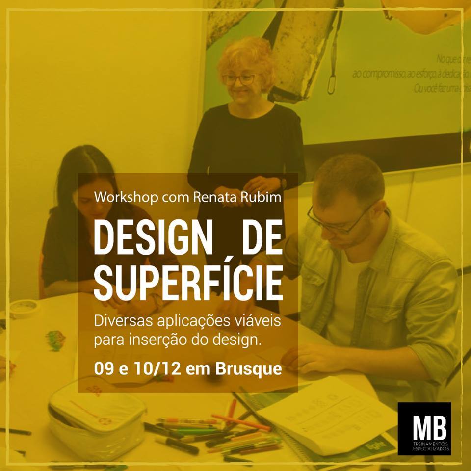 Workshop Surface Design | MB Treinamentos Profissionais - Brusque SC